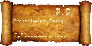 Pretzelmayer Dalma névjegykártya